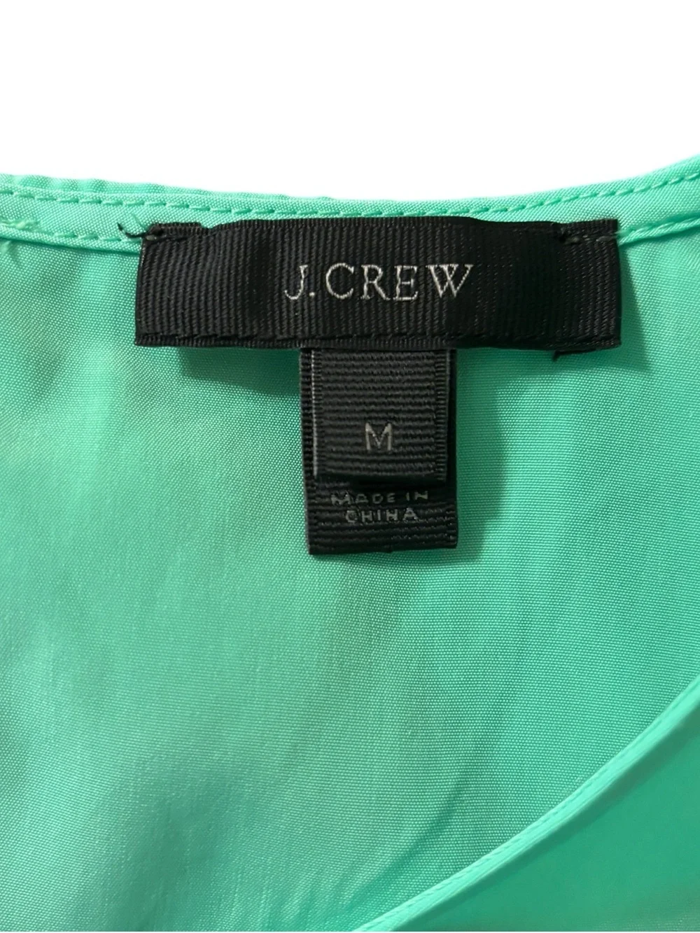 J. Crew Mint Green Maxi Shift Dress size M